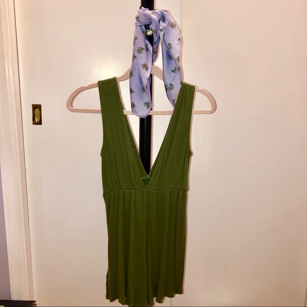 Urban green romper